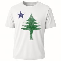 Maine Pine Tree Flag Big Style – Modern 1901 State Flag Performance Shirt