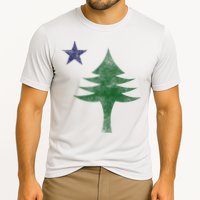 Maine Pine Tree Flag Big Style – Modern 1901 State Flag Performance Shirt