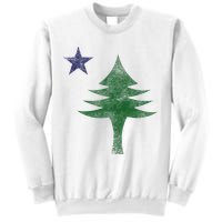 Maine Pine Tree Flag Big Style – Modern 1901 State Flag Sweatshirt