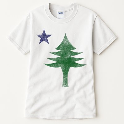 Maine Pine Tree Flag Big Style – Modern 1901 State Flag Tall T-Shirt