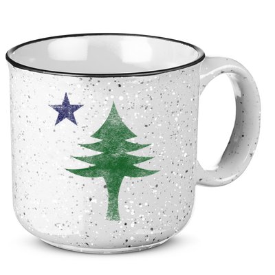 Maine Pine Tree Flag Big Style – Modern 1901 State Flag 15oz Campfire Ceramic Mug