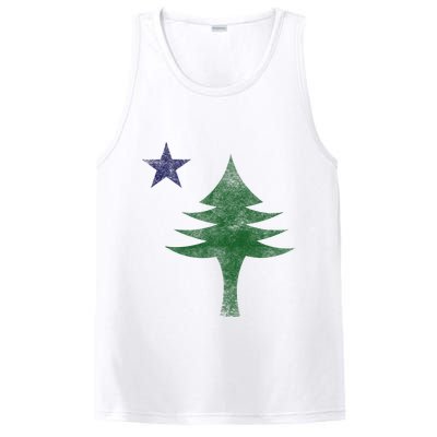 Maine Pine Tree Flag Big Style – Modern 1901 State Flag PosiCharge Competitor Tank