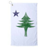 Maine Pine Tree Flag Big Style – Modern 1901 State Flag Golf Towel