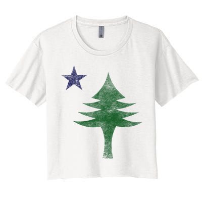 Maine Pine Tree Flag Big Style – Modern 1901 State Flag Crop Top