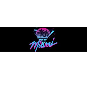 Miami Palm Trees Vaperwave Synthwave 80s Style Retro Bumper Sticker