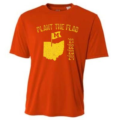 Michigan Plant The Flag 21 22 23 24 Cooling Performance Crew T-Shirt