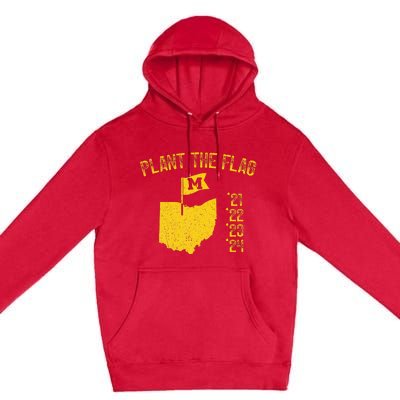 Michigan Plant The Flag 21 22 23 24 Premium Pullover Hoodie