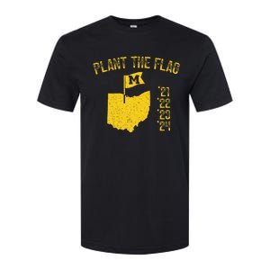 Michigan Plant The Flag 21 22 23 24 Softstyle CVC T-Shirt