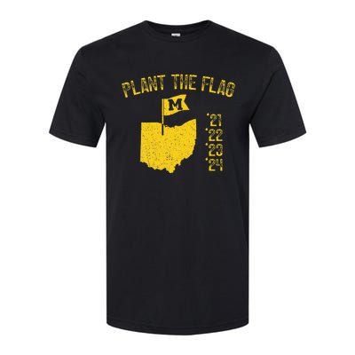 Michigan Plant The Flag 21 22 23 24 Softstyle CVC T-Shirt