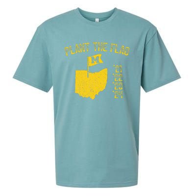 Michigan Plant The Flag 21 22 23 24 Sueded Cloud Jersey T-Shirt