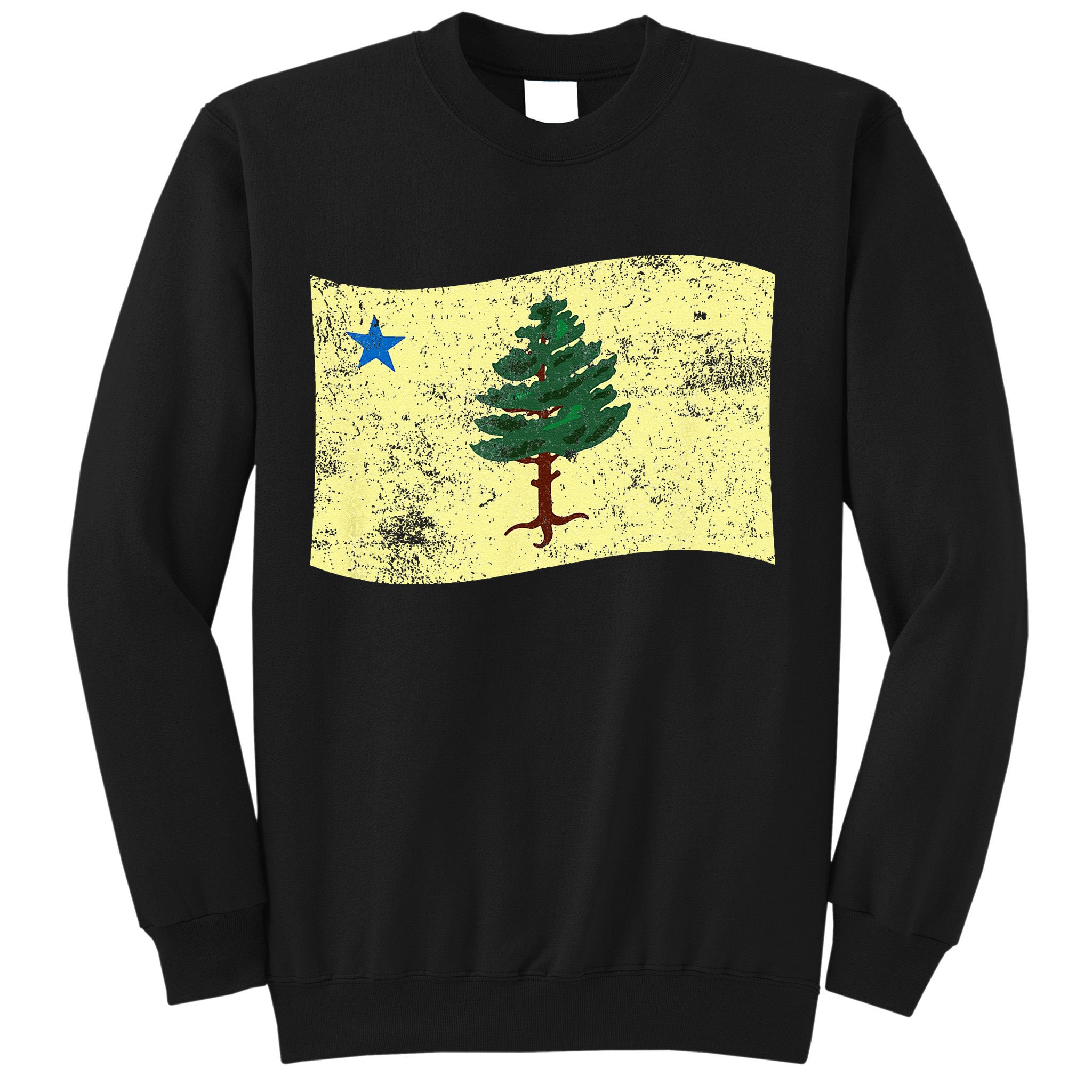 Maine Pine Tree Flag 1901 – First State Flag Sweatshirt