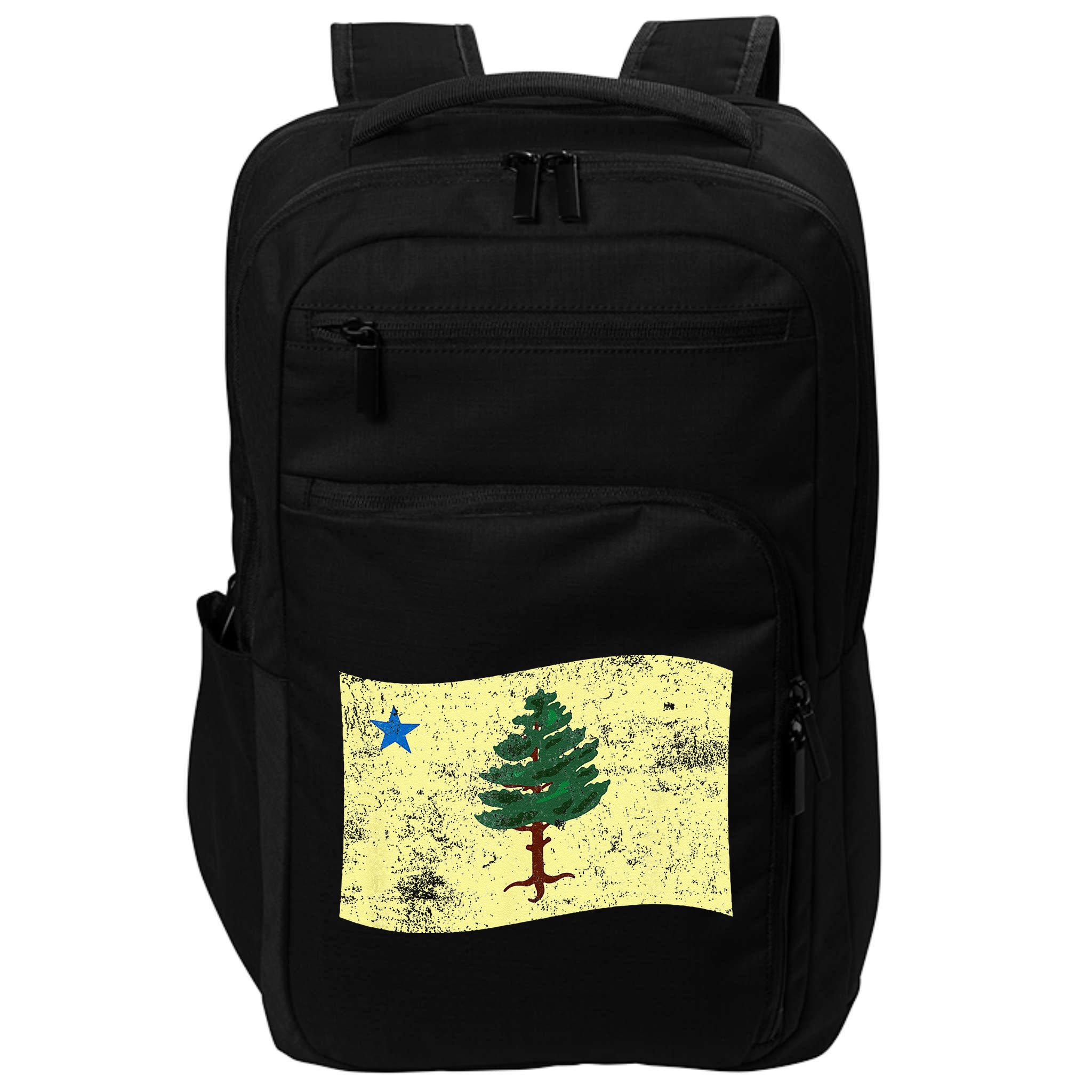 Maine Pine Tree Flag 1901 – First State Flag Impact Tech Backpack
