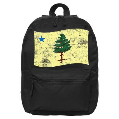 Maine Pine Tree Flag 1901 – First State Flag 16 in Basic Backpack