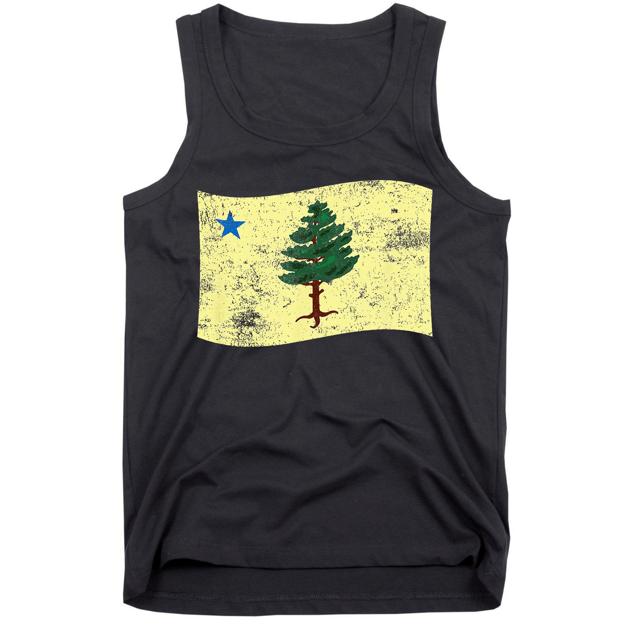 Maine Pine Tree Flag 1901 – First State Flag Tank Top