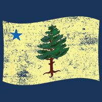 Maine Pine Tree Flag 1901 – First State Flag Infant Baby Jersey Bodysuit