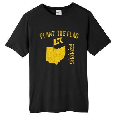 Michigan Plant The Flag 21 22 23 24 Tall Fusion ChromaSoft Performance T-Shirt