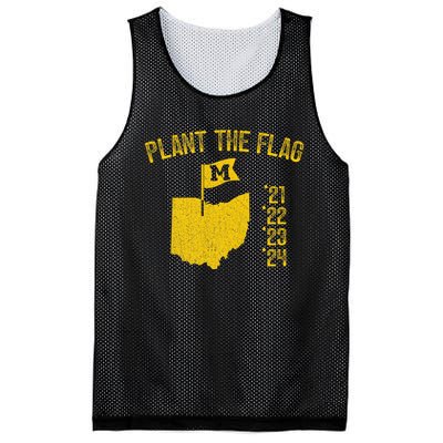 Michigan Plant The Flag 21 22 23 24 Mesh Reversible Basketball Jersey Tank