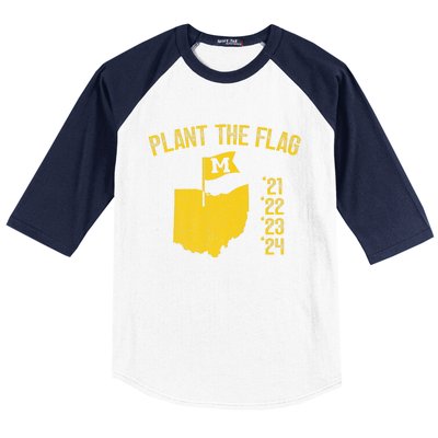 Michigan Plant The Flag 21 22 23 24 Baseball Sleeve Shirt