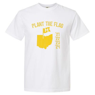 Michigan Plant The Flag 21 22 23 24 Garment-Dyed Heavyweight T-Shirt