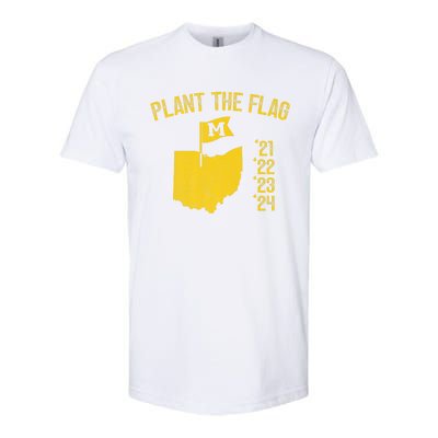 Michigan Plant The Flag 21 22 23 24 Softstyle CVC T-Shirt