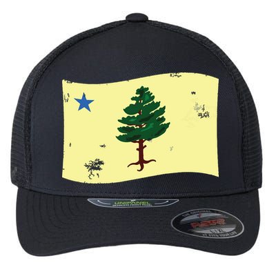Maine Pine Tree Flag 1901 First State Flag Flexfit Unipanel Trucker Cap