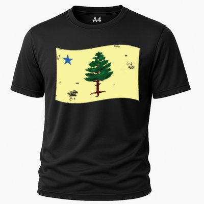 Maine Pine Tree Flag 1901 First State Flag Performance Shirt