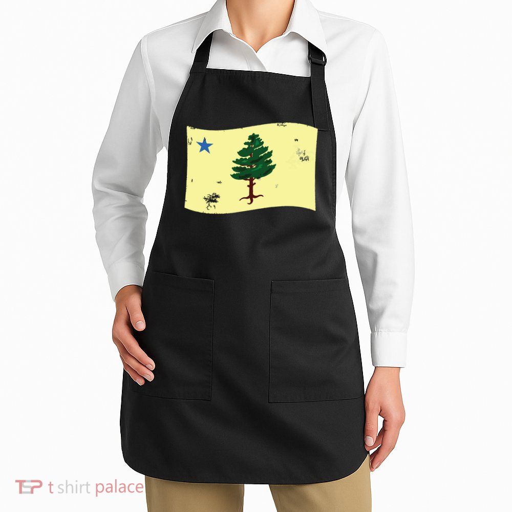Maine Pine Tree Flag 1901 First State Flag Apron