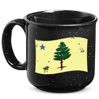 Maine Pine Tree Flag 1901 First State Flag 15oz Campfire Ceramic Mug