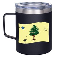 Maine Pine Tree Flag 1901 First State Flag 12oz Stainless Steel Coffee Mug
