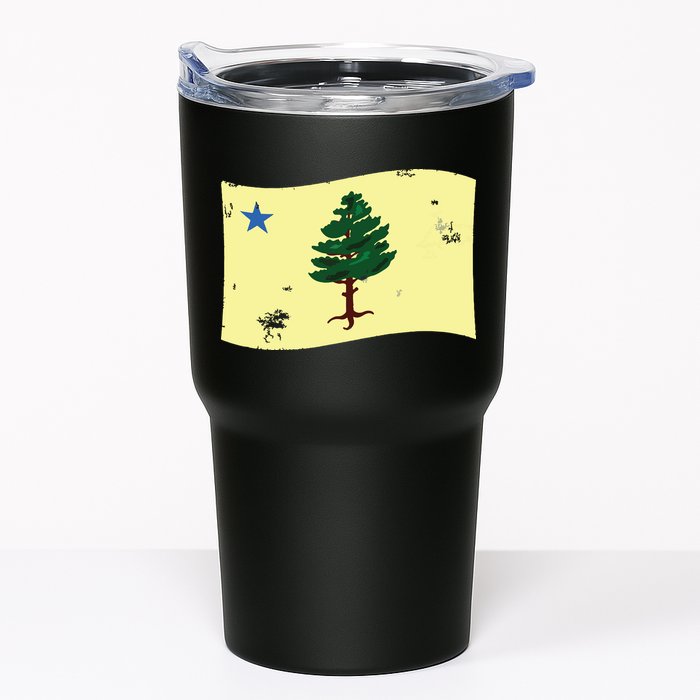 Maine Pine Tree Flag 1901 First State Flag Tumbler