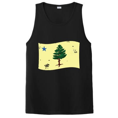 Maine Pine Tree Flag 1901 First State Flag PosiCharge Competitor Tank