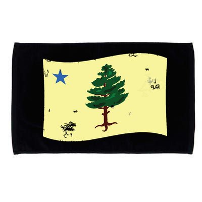 Maine Pine Tree Flag 1901 First State Flag Microfiber Hand Towel