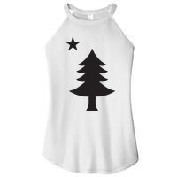 Maine Pine Tree State Flag Pride Patriotic Women’s Perfect Tri Rocker Tank