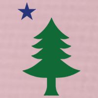 Maine Pine Tree State Flag Pride Patriotic 25L Jumbo Tote