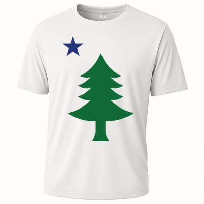 Maine Pine Tree State Flag Pride Patriotic Performance Shirt
