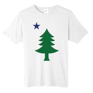 Maine Pine Tree State Flag Pride Patriotic Tall Fusion ChromaSoft Performance T-Shirt