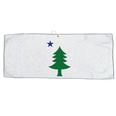 Maine Pine Tree State Flag Pride Patriotic Large Microfiber Waffle Golf Towel