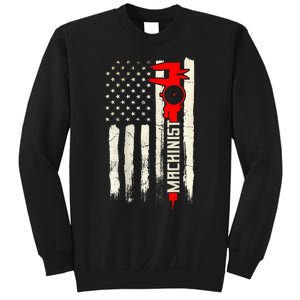 Machinist Patriotic Us Flag Design Of Clothing Sweatshirt