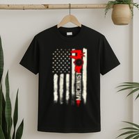 Machinist Patriotic Us Flag Design Of Clothing T-Shirt