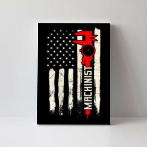 Machinist Patriotic Us Flag Design Of Clothing Canvas