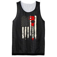 Machinist Patriotic Us Flag Design Of Clothing Mesh Reversible Basketball Jersey Tank