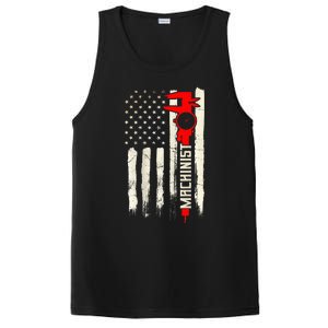 Machinist Patriotic Us Flag Design Of Clothing PosiCharge Competitor Tank