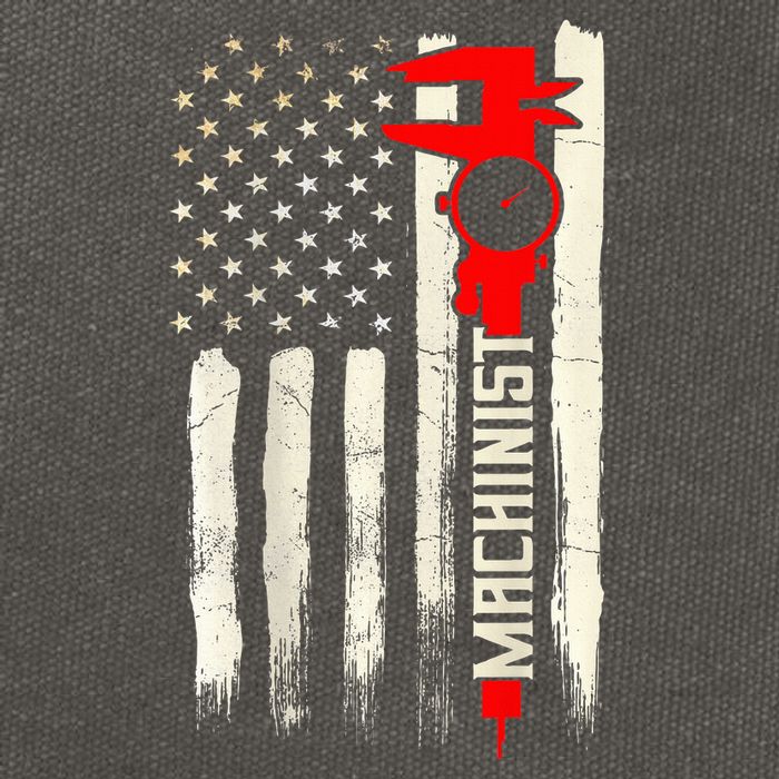 Machinist Patriotic Us Flag Design Of Clothing Cotton Canvas Backpack