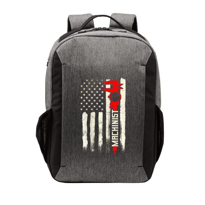 Machinist Patriotic Us Flag Design Of Clothing Vector Backpack