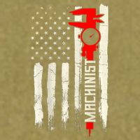 Machinist Patriotic Us Flag Design Of Clothing Garment-Dyed Women's Muscle Tee