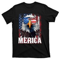 Merica Patriotic Usa Eagle Of Freedom 4th Of July T-Shirt