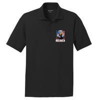 Merica Patriotic Usa Eagle Of Freedom 4th Of July PosiCharge RacerMesh Polo