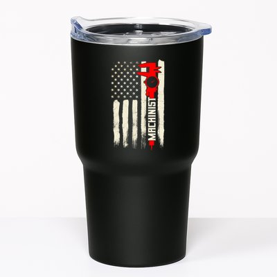 Machinist Patriotic Us Flag Tumbler