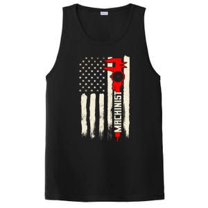 Machinist Patriotic Us Flag PosiCharge Competitor Tank