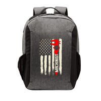 Machinist Patriotic Us Flag Vector Backpack